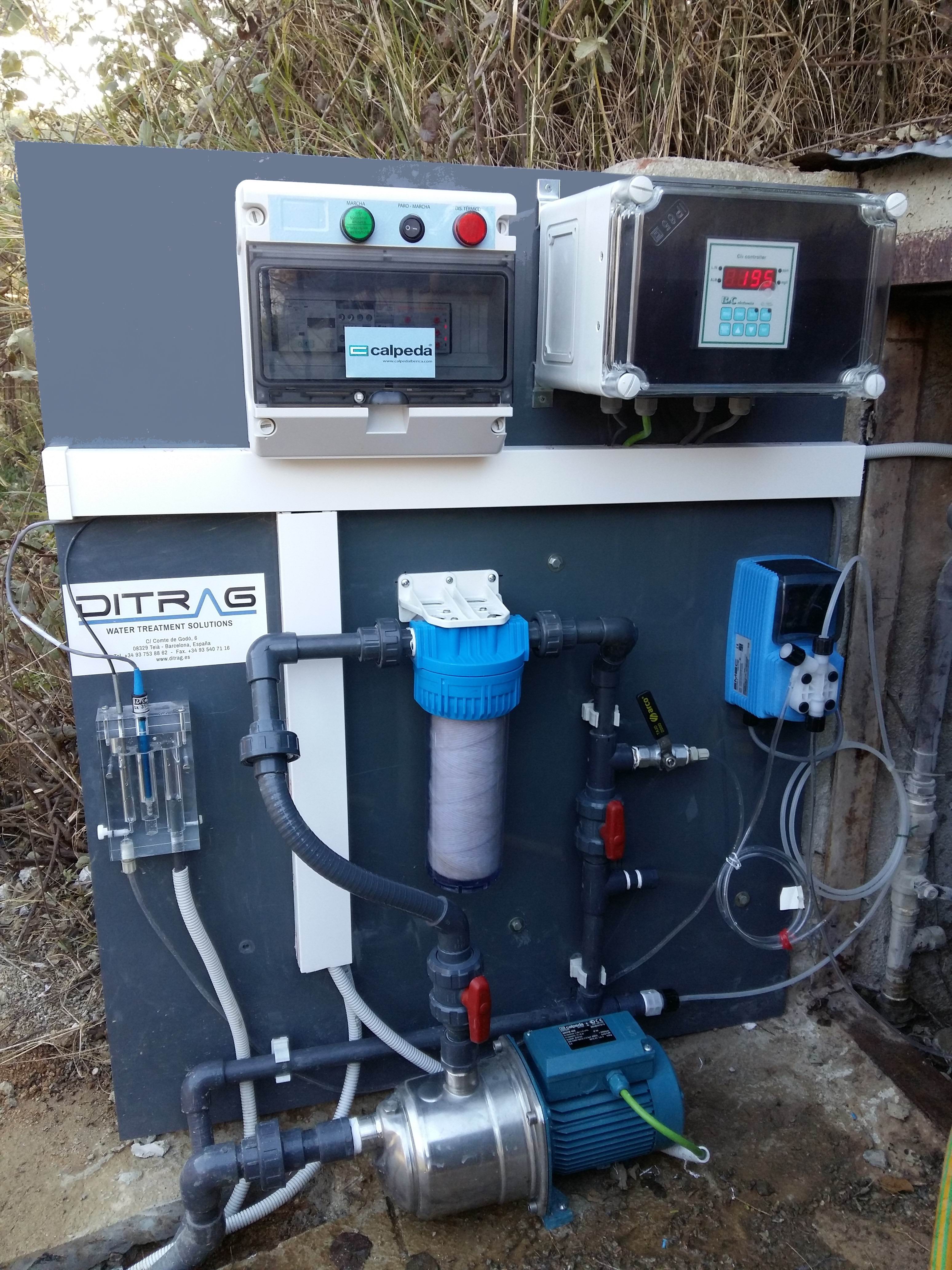 Potabilizadora de agua de pozo en Premià de Dalt